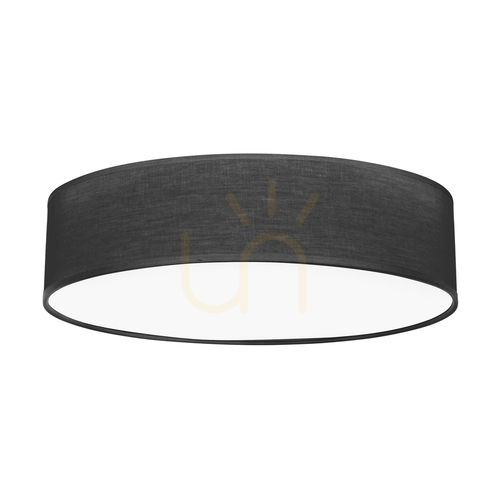Kontrollera Ignis taklampa, vit, svart skärm, 4xE27, Ø58 cm