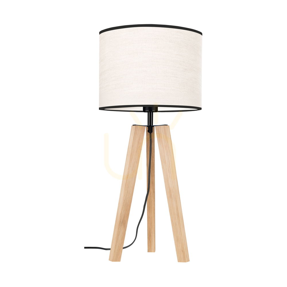Kontrollera Solea bordslampa, oljad ek/svart, beige-svart lampskärm, 1xE27, Ø30 cm Solea bordslampa, oljad ek/svart, beige-svart lampskärm, 1xE27, Ø30 cm