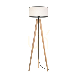 Solea golvlampa, oljad ek/svart, beige-svart lampskärm, 1xE27, Ø50 cm 0 Solea golvlampa, oljad ek/svart, beige-svart lampskärm, 1xE27, Ø50 cm small 0