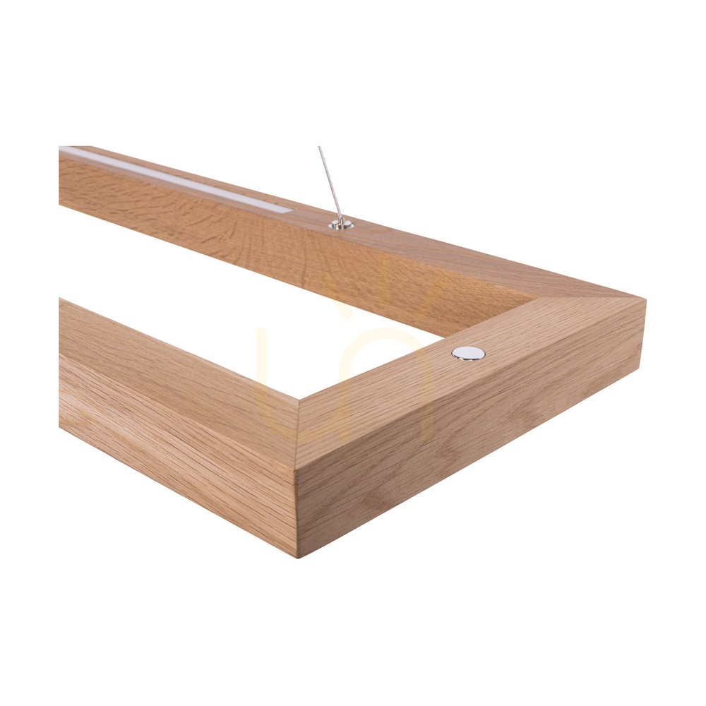 Display Legno taklampa, oljad ek/matt nickel, 3xLED, 68 W, belysning uppåt och nedåt, 124,5 cm Legno taklampa, oljad ek/matt nickel, 3xLED, 68 W, belysning uppåt och nedåt, 124,5 cm