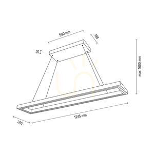 Legno taklampa, oljad ek/matt nickel, 3xLED, 68 W, belysning uppåt och nedåt, 124,5 cm 4 Legno taklampa, oljad ek/matt nickel, 3xLED, 68 W, belysning uppåt och nedåt, 124,5 cm small 4