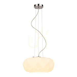 Terra taklampa, 1xE27, Max. 60 W, krom/klar/vit, Ø 38 cm small 1
