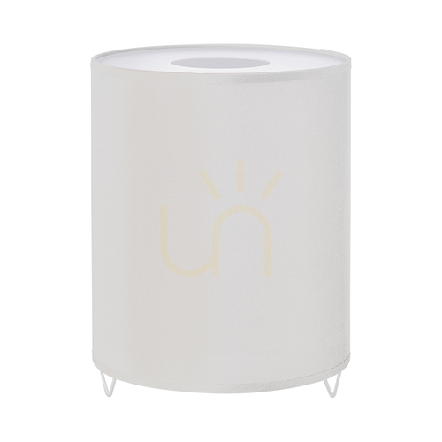 Kontrollera Riva bordslampa, 1xE14, 40 W, vit, Ø21 cm