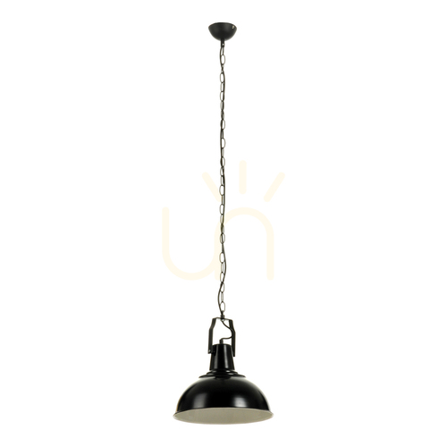 Kontrollera Lofti taklampa 1xE27 60 W svart/vit Ø30 cm