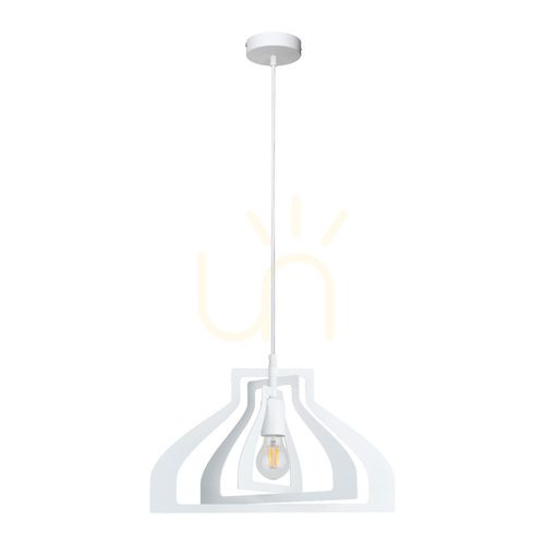 Kontrollera Justyna taklampa, 1xE27, 60 W, vit, Ø52 cm