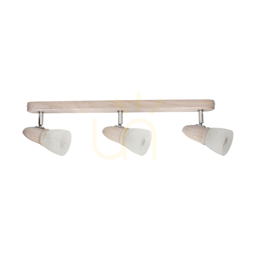 Kontrollera Julietta taklampa, 3xE14, 40 W, blekt ek