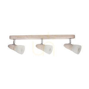 Julietta taklampa, 3xE14, 40 W, blekt ek small 0