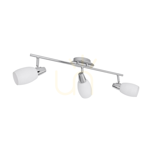 Kontrollera Cora taklampa, 3xE14, 40 W, krom/vit, 58,5 cm