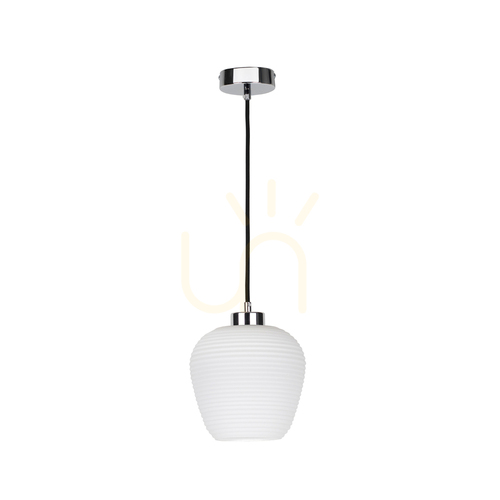 Kontrollera Pulsar taklampa, 1xE27, 60 W, krom/svart/vit, Ø20 cm