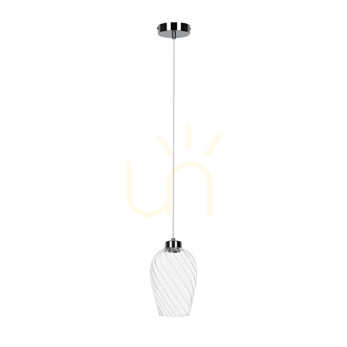 Kontrollera Minevra taklampa, 1xE14, Max. 40 W, krom/klar/klar, Ø 13 cm