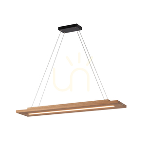 Tablero 2xLED taklampa, 42 W, svart/oljad ek, 120 cm small 1