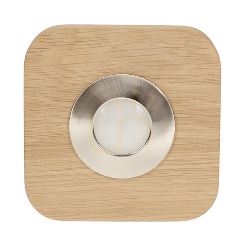 Kontrollera Spot Light SUNNIVA 2291174 LED-plafond 5W 3000K, oljad ek/satin, 14 cm