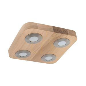 Sunniva taklampa, inklusive 4 st. 5 W LED-lampor, oljad ek/satin, 26 cm small 1