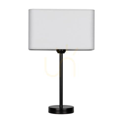 Kontrollera Cassida bordslampa 1xE27 40 W svart/grå 30 cm