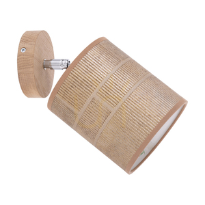 Honus vägglampa 1xE27 Max. 25 W, oljad ek/krom/guld, 25 cm small 0