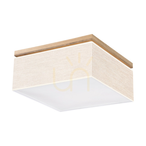 Kontrollera Vertiga taklampa, 4xE27, Max. 25 W, oljad ek/beige-mjölkvit, 45 cm