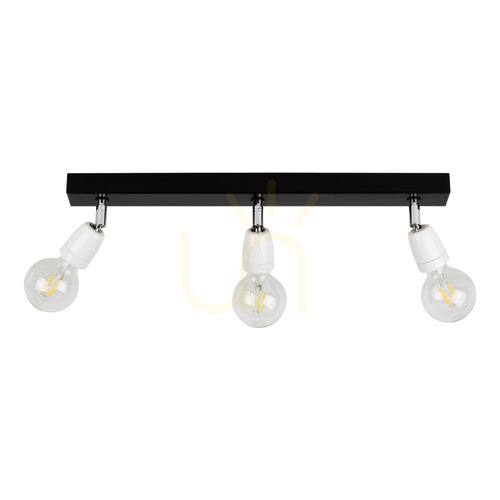 Kontrollera Taklampa Corfu, 3xE27, Max. 25 W, svart/vit, 57 cm