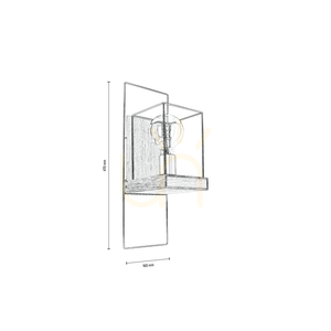 Moroni vägglampa 1xE27 Max. 25 W, oljad ek/svart, 16 cm small 1