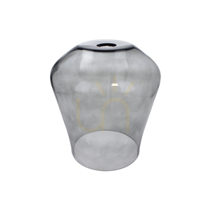 Juba taklampa, 1xE27, Max. 60 W, svart/svart/rökt glas, Ø 19 cm small 1