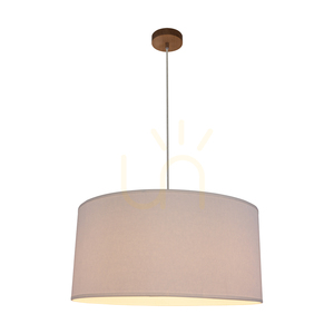 Lorios taklampa 1xE27 Max. 60 W, oljad ek/klar/vit cellulosa, Ø 50 cm small 1