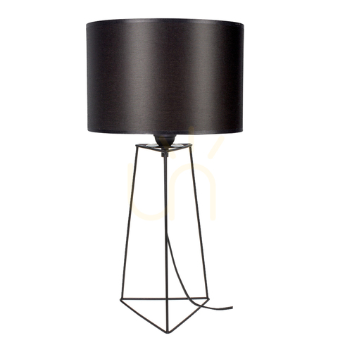 Kontrollera Marlene bordslampa 1xE27 25 W svart/svart/svart Ø30 cm
