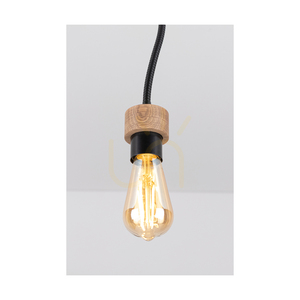 Allumer taklampa, 1xE27, Max. 25 W, oljad ek/svart metall, 11 cm small 3