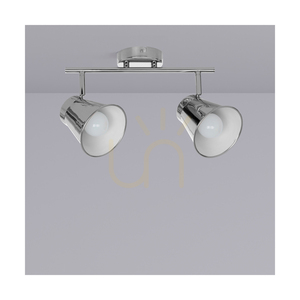 Amanda taklampa, 2xE27, Max. 60 W, krommetall, 45 cm small 2