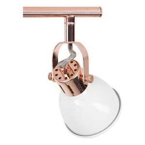 Taklampa Anita, 2xGU10, Max. 50 W, koppar/vitmetall, 39,5 cm small 2
