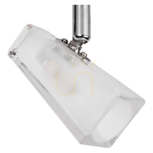 Taklampa Ariel, inkluderar 4xG9, Max. 28 W, krommetall/vita glasskärmar, 74,5 cm small 2