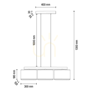 Cadre taklampa, 3xE27, Max. 25 W, oljad ek / genomskinlig PVC-sladd / grå lampskärm, 95 cm small 2