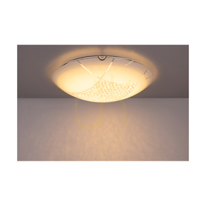 Carolina taklampa, inklusive 1 st LED 2700K 18 W, kromad metall/vit glasskärm, Ø40 cm small 4