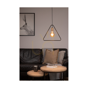 Carsten Wood taklampa, 1xE27, Max. 60 W, oljad ek/svart metall/svart PVC-sladd, Ø 37 cm small 3