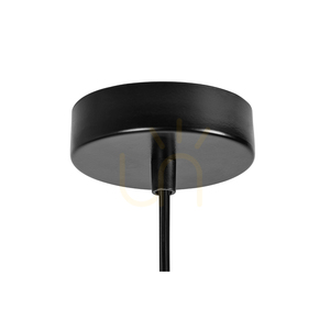 Casa Rina taklampa 1xE27 Max. 60 W, oljad ek/svart metall/svart PVC-sladd, Ø 48 cm small 1