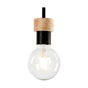 Chandelle taklampa, 1xE27, Max. 40 W, oljad ek/svart metall, 13,5 cm small 2