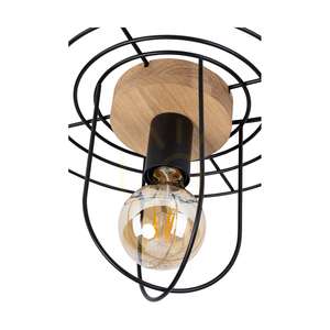 Chester taklampa, 1xE27, Max. 60 W, oljad ek/svart metall, Ø 35 cm small 1