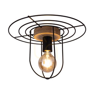 Chester taklampa, 1xE27, Max. 60 W, oljad ek/svart metall, Ø 35 cm small 2