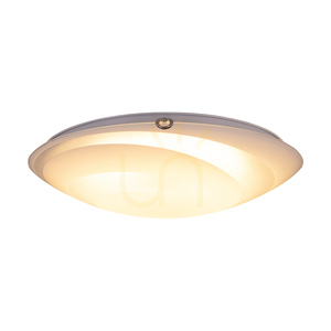 Cirkelformad taklampa, inkluderar 1 st LED 2700K 30W, krommetall/vit glasskärm, Ø50 cm small 1