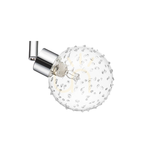 Klar taklampa 4xG9, Max. 28 W, krommetall/transparent glasskärm, 69 cm small 1