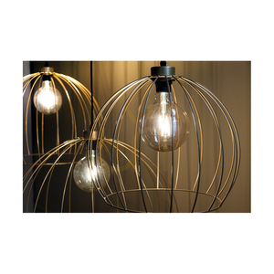 Coop taklampa, 1xE27, Max. 60 W, guldmetall/svart PVC-kabel, Ø 37 cm small 2