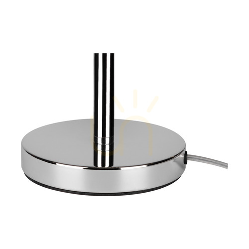 Kontrollera Britop DOVE 724390128 bordslampa, krom, grå skärm Ø25 cm, E27