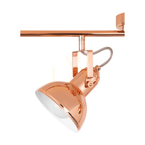 Edit taklampa, 3xE27, Max. 60 W, koppar, 64,5 cm small 1
