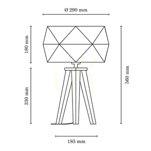 Finja bordslampa, 1xE27, Max. 60 W, oljad ek/antracit, flätad sladd/svart, lampskärm Ø 29 cm small 2