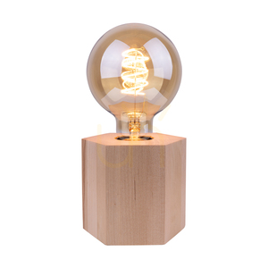 Fofi bordslampa, 1xE27, Max. 25 W, björk/svart, PVC-sladd 12 cm small 1