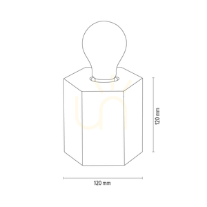 Fofi bordslampa, 1xE27, Max. 25 W, björk/svart, PVC-sladd 12 cm small 3