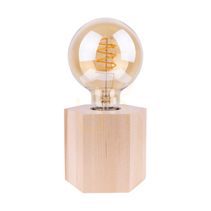 Fofi bordslampa, 1xE27, Max. 25 W, björk/svart, PVC-sladd 12 cm small 0