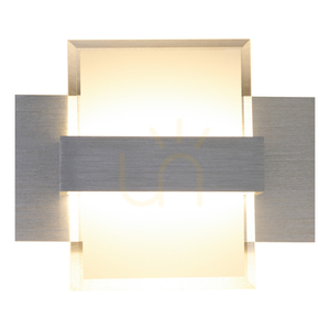 Hana vägglampa, 3xLED, 3000 K, 5 W, borstat aluminium, metall/mjölkigt-transparent glas, 54,5 cm small 2