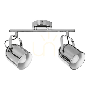 Taklampa Inga, 2xE27, Max. 60 W, krommetall, 38,5 cm small 0