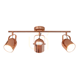 Taklampa Inga, 3xE27, Max. 60 W, metall med kopparfinish, 64 cm small 1