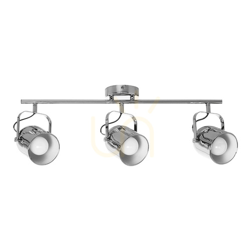 Kontrollera Taklampa Inga, 3xE27, Max. 60 W, krommetall, 64 cm