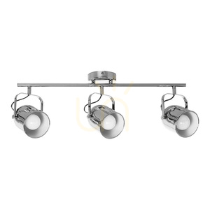 Taklampa Inga, 3xE27, Max. 60 W, krommetall, 64 cm small 0